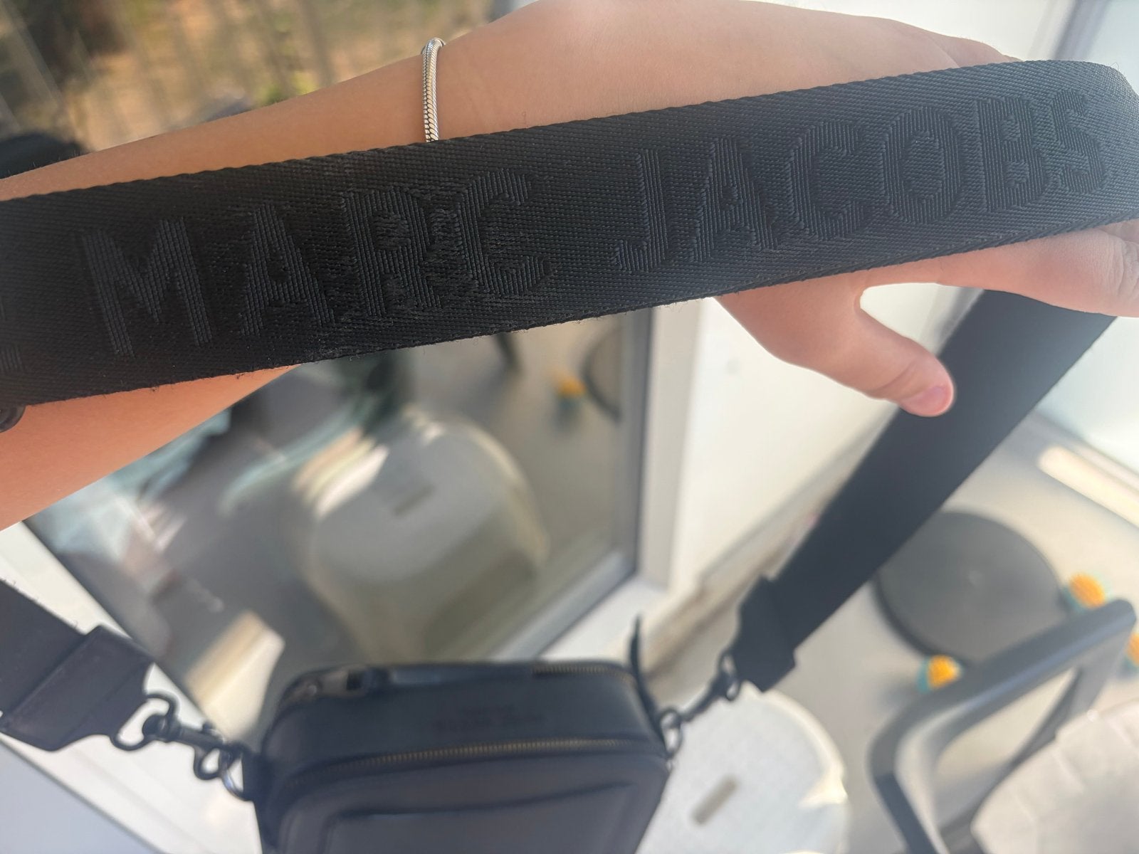 Marc Jacobs The Snapshot Crossbody Tas Zwart, Ophalen of Verzenden, Zo goed als nieuw, Zwart, Schoudertasje