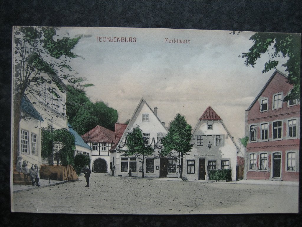 TECKLENBURG  Marktplatz  Frans Liszt, Ophalen of Verzenden, 1920 tot 1940, Friesland