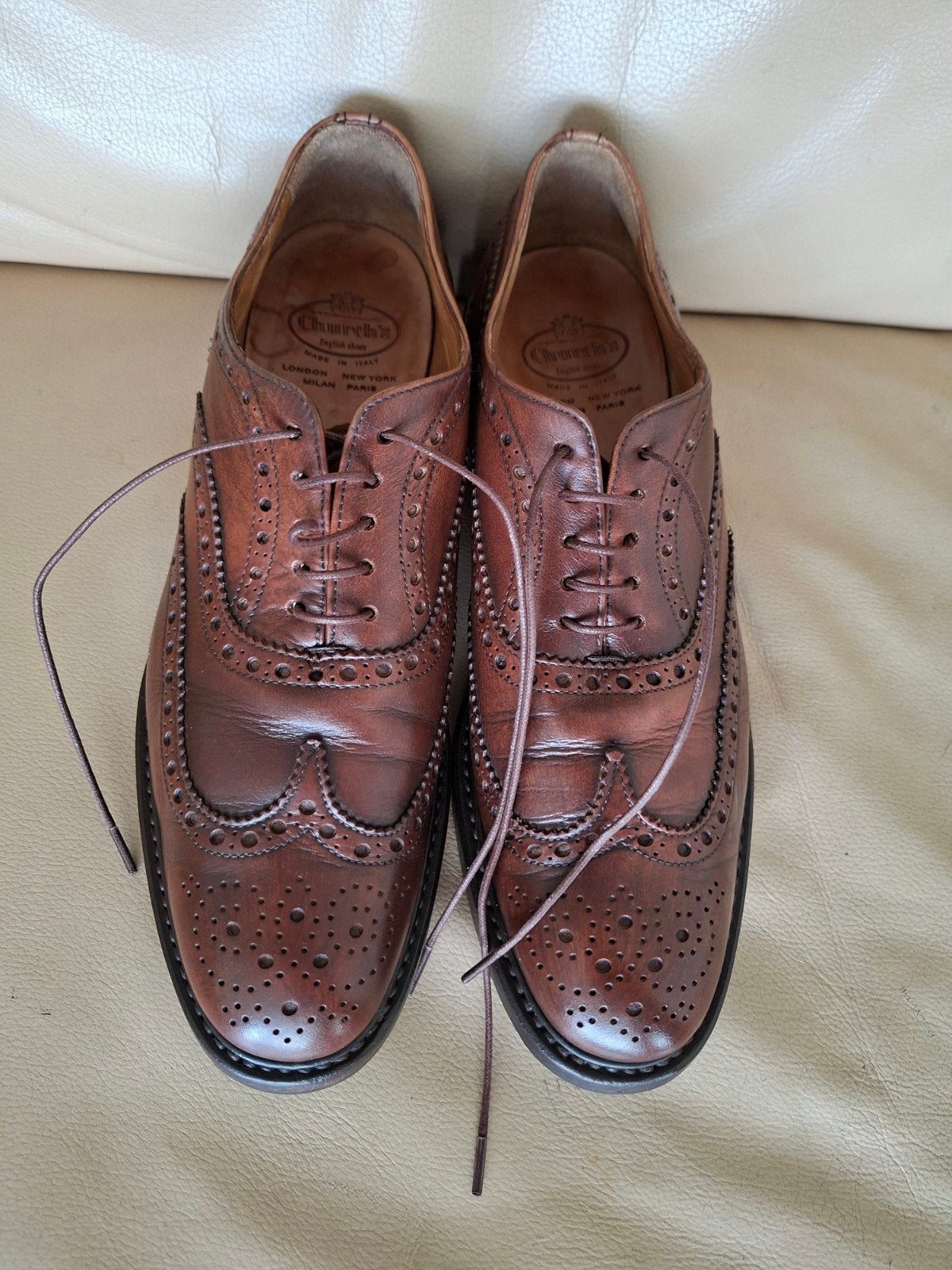 Church's Olga Luxe Handgemaakte Brogues Oxfords Maat 39.5, Kleding | Heren, Schoenen, Bruin, Ophalen of Verzenden