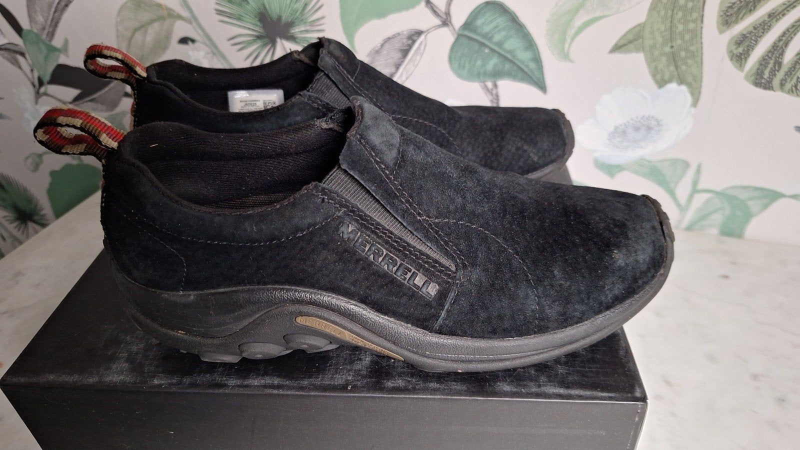 Merrell Jungle Moc - Maat 40 - Zwart, Merrell, Ophalen of Verzenden, Zo goed als nieuw, Instappers