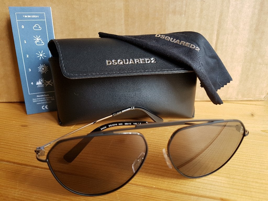 DSQUARED 2 Zonnebril Compleet Nieuw in Case, Overige merken, Zonnebril, Overige kleuren, Verzenden