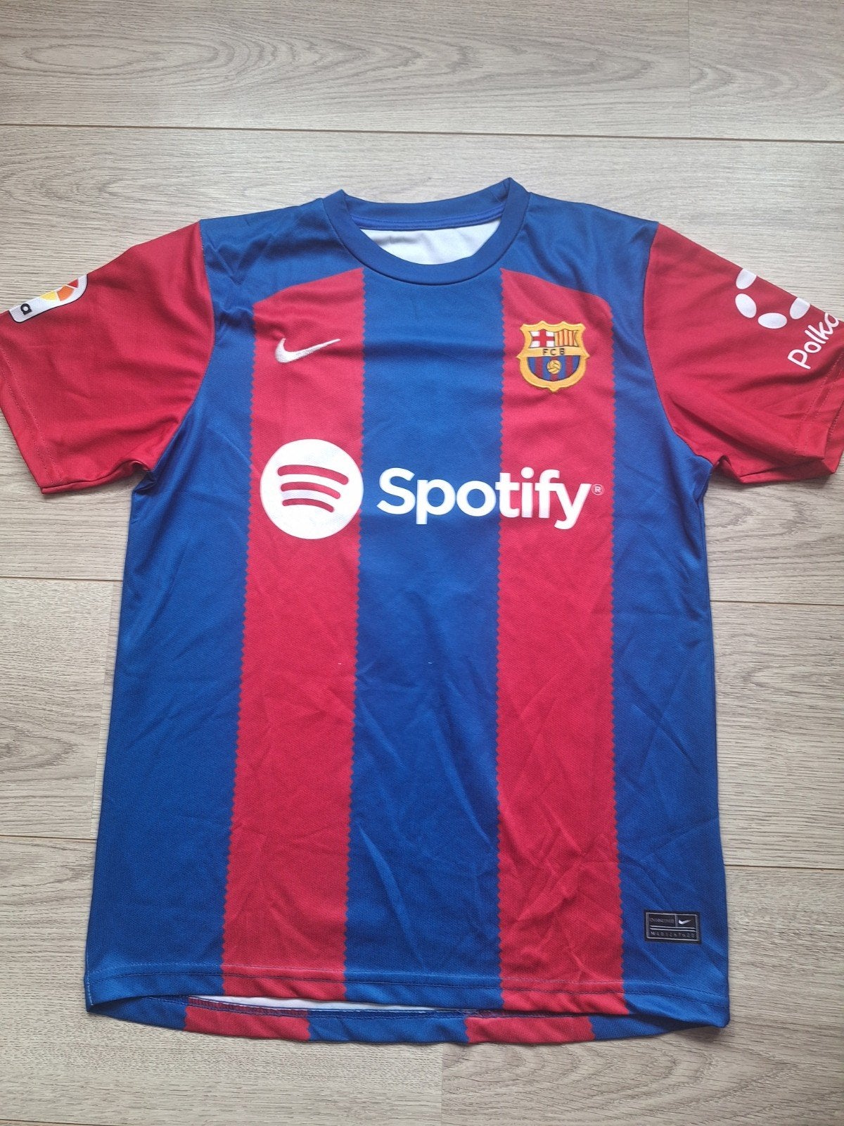 FC Barcelona Thuisshirt 2022/2023 Lewandowski Maat M, Ophalen of Verzenden, Zo goed als nieuw, Jongen of Meisje