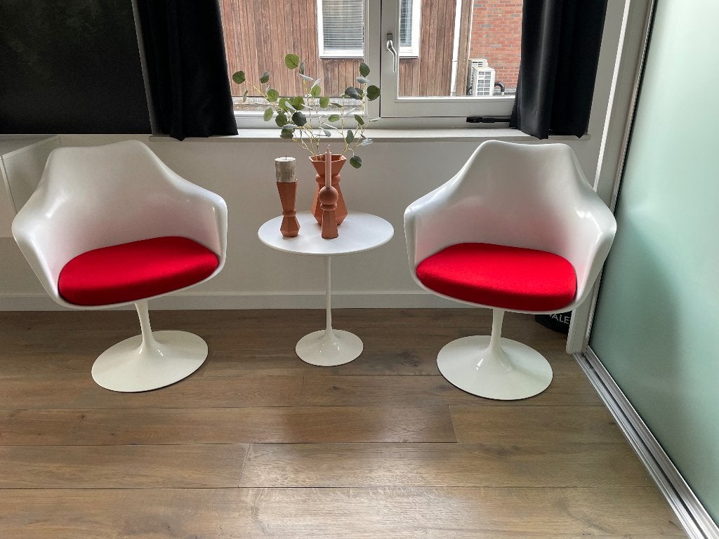 Tulip Armchair set, Ophalen of Verzenden, Zo goed als nieuw, Kunststof, Minder dan 50 cm
