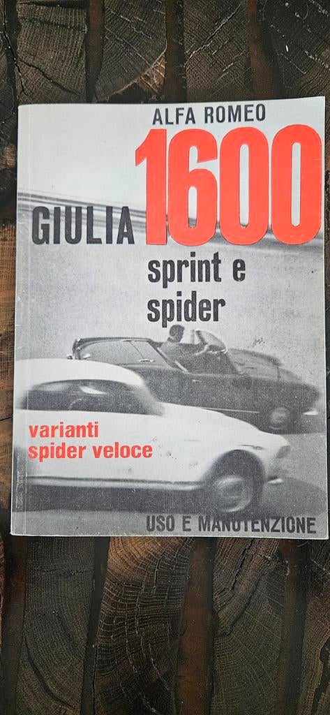 Original Alfa Romeo 1600 Giulia Sprint Maintenance&Service, Auto diversen, Handleidingen en Instructieboekjes, Verzenden