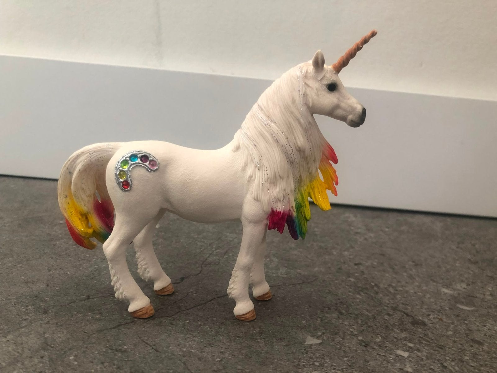 Schleich Regenboog Eenhoorn - Zo goed als nieuw, Verzamelen, Speelgoed, Ophalen of Verzenden, Zo goed als nieuw