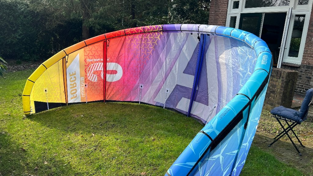 Harlem Force 9m in (bijna) nieuwstaat, 9 m², Geen board, Ophalen of Verzenden, Zo goed als nieuw
