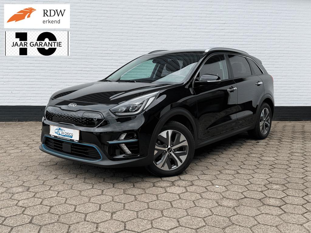 Kia E-Niro DynamicPlusLine 64 kWh l 3FASE l ACC l SOH 97% l, Auto's, Kia, Gebruikt, Zwart, 1712 kg, 46 min
