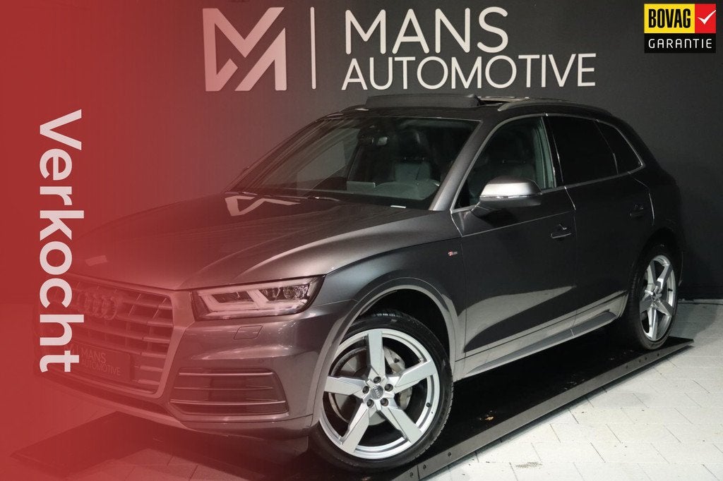 Audi Q5 45 TFSI 3x S-Line QUATTRO / PANODAK / VIRTUAL / KEYL, Automaat, Gebruikt, Zwart, 4 cilinders