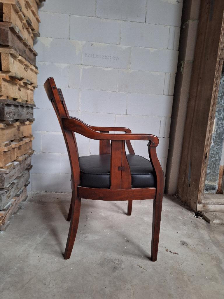 Eet tafel stoelen, Huis en Inrichting, Stoelen, Ophalen, Bistro, Bruin, Zo goed als nieuw