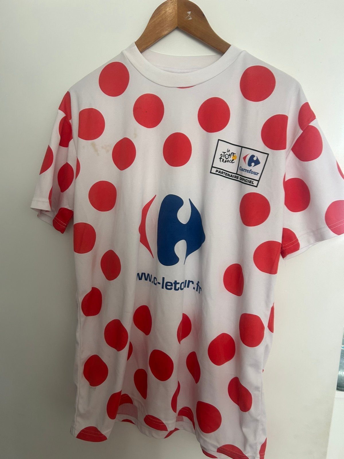 TOUR DE FRANCE bolletjestrui CARREFOUR, Ophalen of Verzenden, Zo goed als nieuw, Kleding