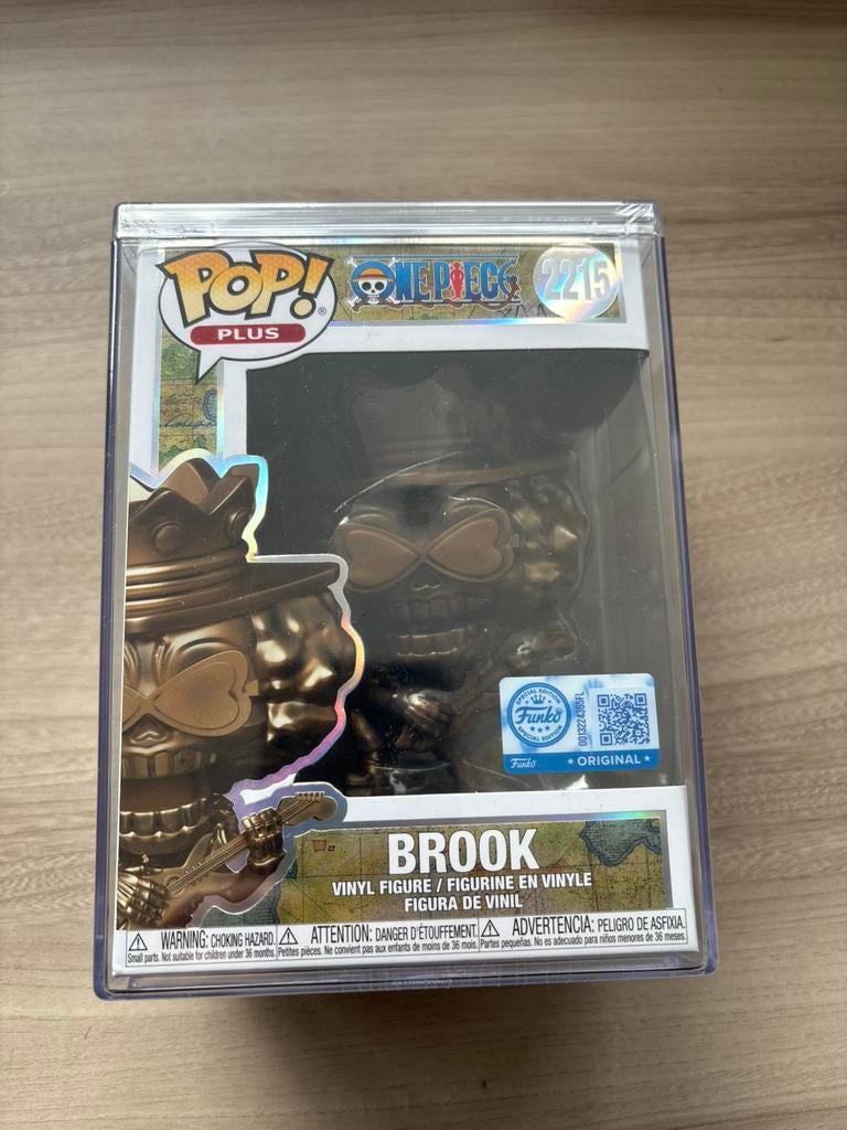 Funko Pop! Plus One Piece Brook 2215 Metallic Gold – Special, Funko Europe, Nieuw, Ophalen of Verzenden, 4th floor, 1 Queen Caroline St, London W6 9YN, Verenigd Koninkrijk