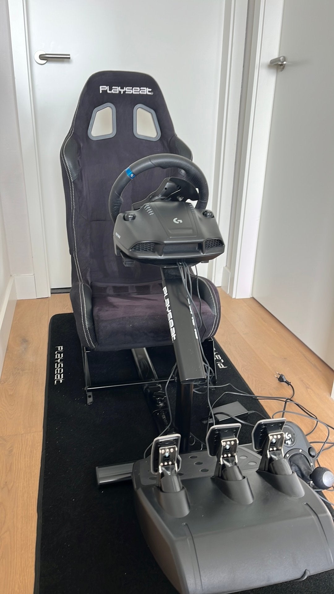 Logitech G923 met shifter en Playseat incl mat, Ophalen, Zo goed als nieuw