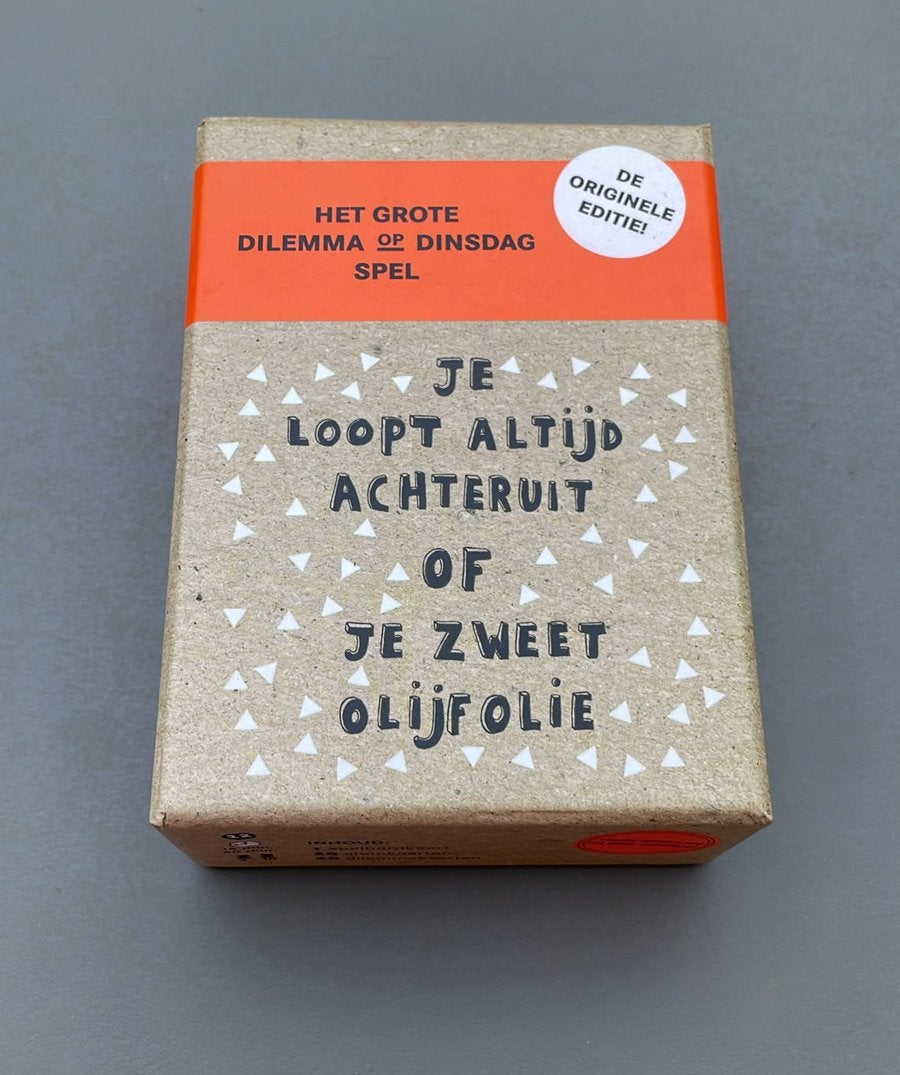 Het grote dilema op dinsdag spel, Ophalen