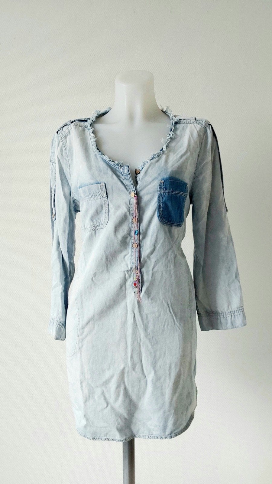 Leuke Geisha blouse maat 38, Maat 38/40 (M), Geisha, Blauw, .