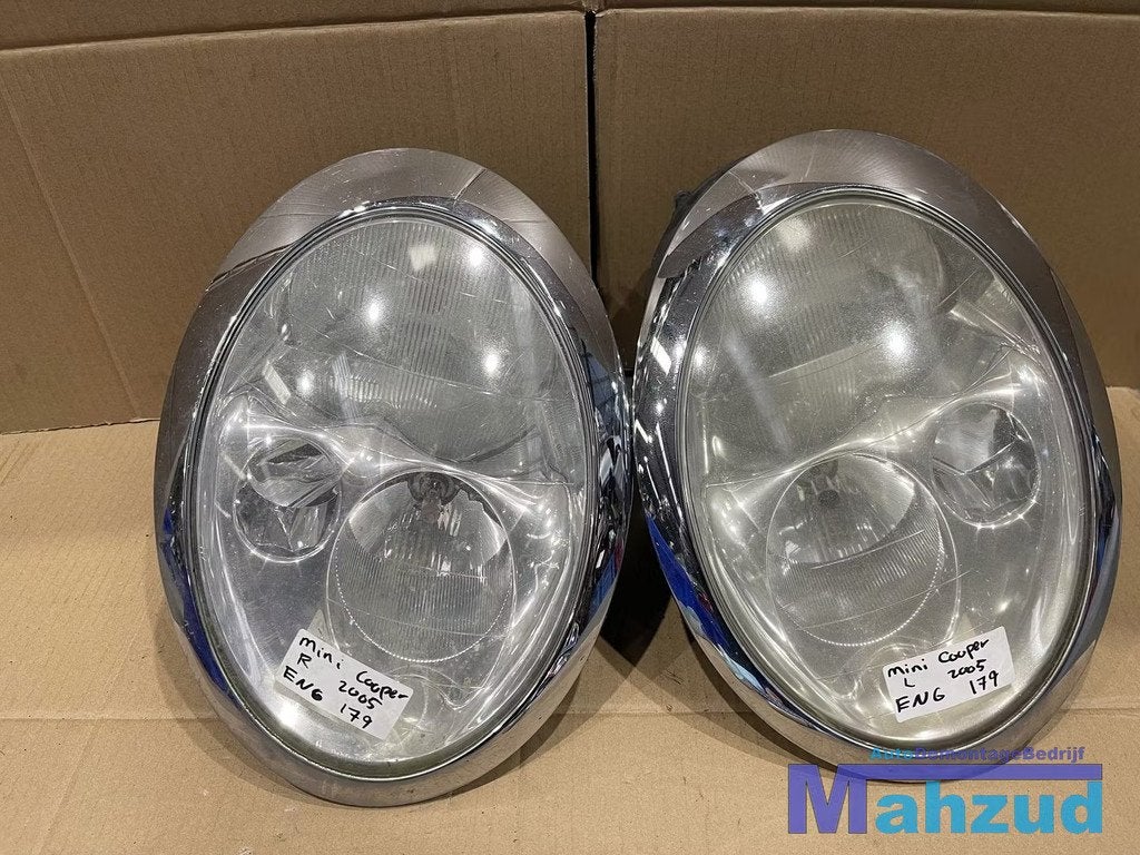 MINI COOPER R50 R52 R53 Engels UK Koplamp HEADLIGHT 01-06, Auto-onderdelen, Verlichting, Gebruikt, Ophalen of Verzenden, Customer.service@mini.co.uk