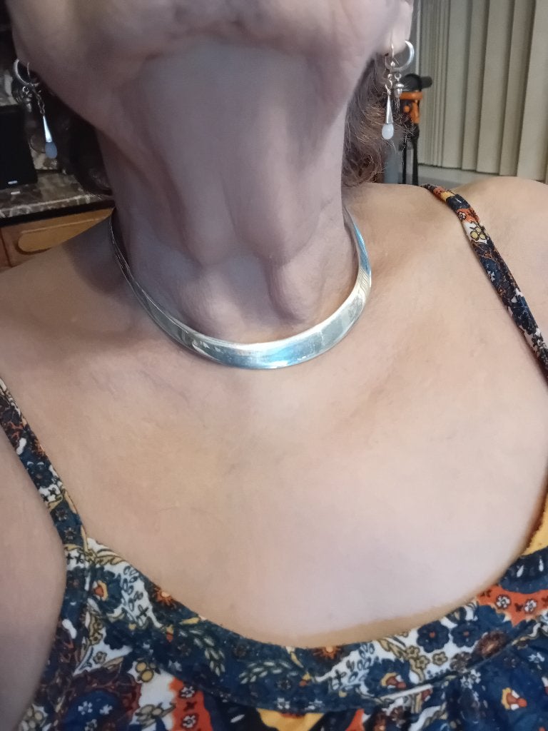 zilver spang ketting, Ophalen of Verzenden, Zo goed als nieuw, Zilver, Zilver