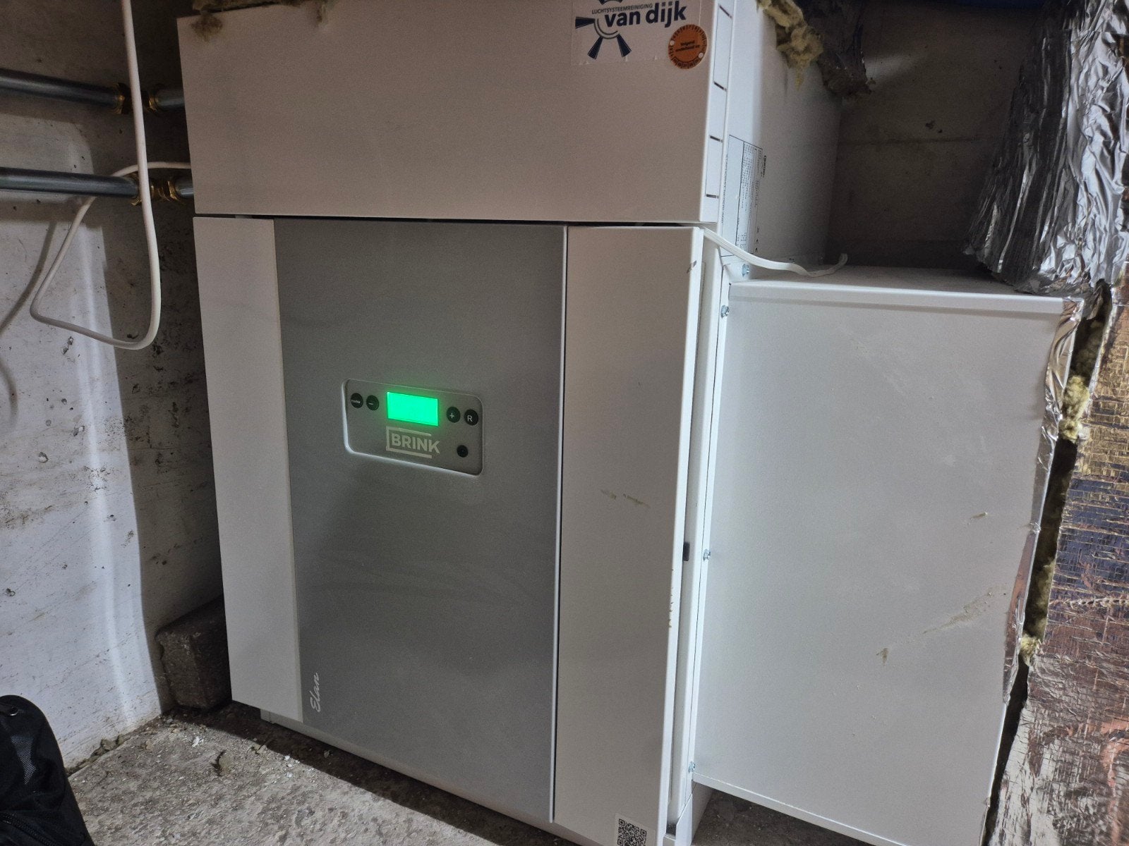 Brink Elan 16 2.0 WTW-unit - Zo goed als nieuw, Doe-het-zelf en Verbouw, Ophalen, Hoog rendement (Hr), Overige typen, Minder dan 60 cm