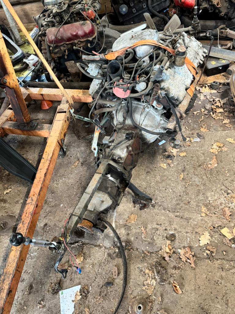 Volvo 264 motor + m46 overdrive bak, Ophalen, Volvo