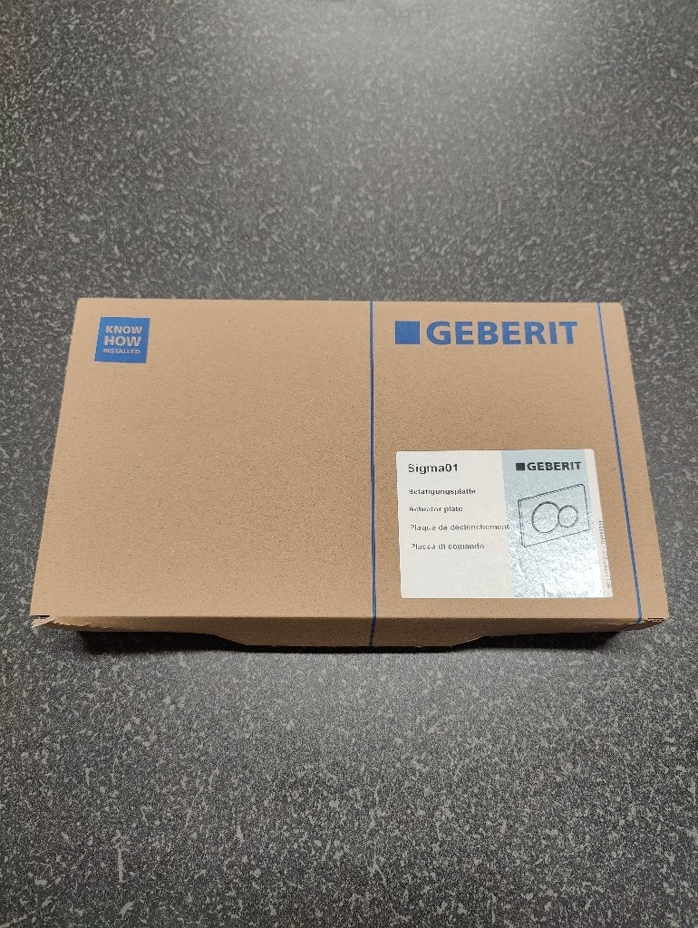 Geberit Sigma01 bedieningsplaat toilet, Ophalen of Verzenden, Nieuw, Toilet