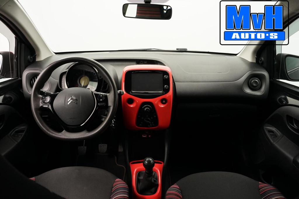 Citroen C1 1.0 e-VTi Airscape Feel Edition|VOUWDAK|BLUETOOTH, Auto's, Citroën, Voorwielaandrijving, Euro 5, Stof, Gebruikt