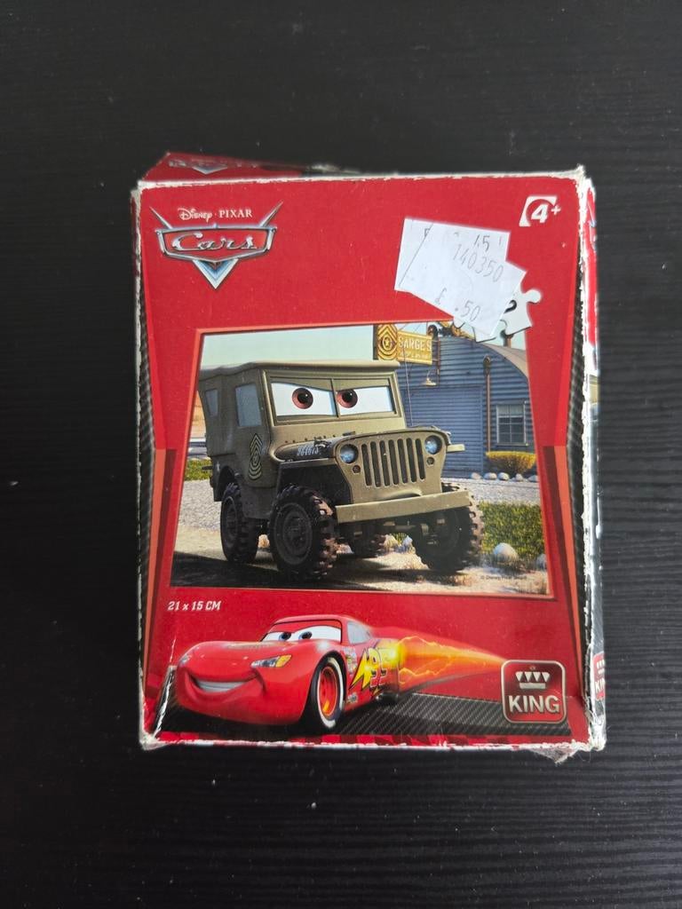Disney Pixar Cars Puzzel - Sarge "Sarge&quot, Ophalen, 10 tot 50 stukjes, Gebruikt, 4 tot 6 jaar