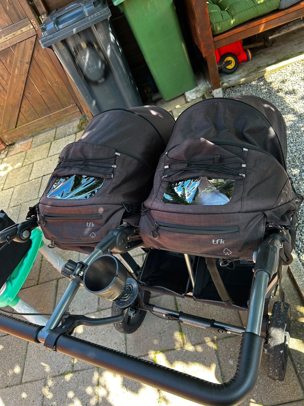 TFK Duo Tweelingwagen / Duowagen - Zeer Comfortabel, Gebruikt, Duowagen, Ophalen of Verzenden, Kinderwagen