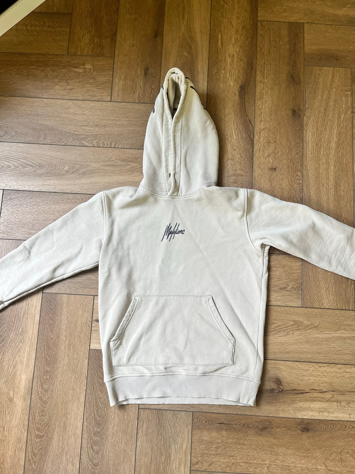 Malelions hoodie beige maat XS, Ophalen of Verzenden, Gedragen, Maat 46 (S) of kleiner, Beige