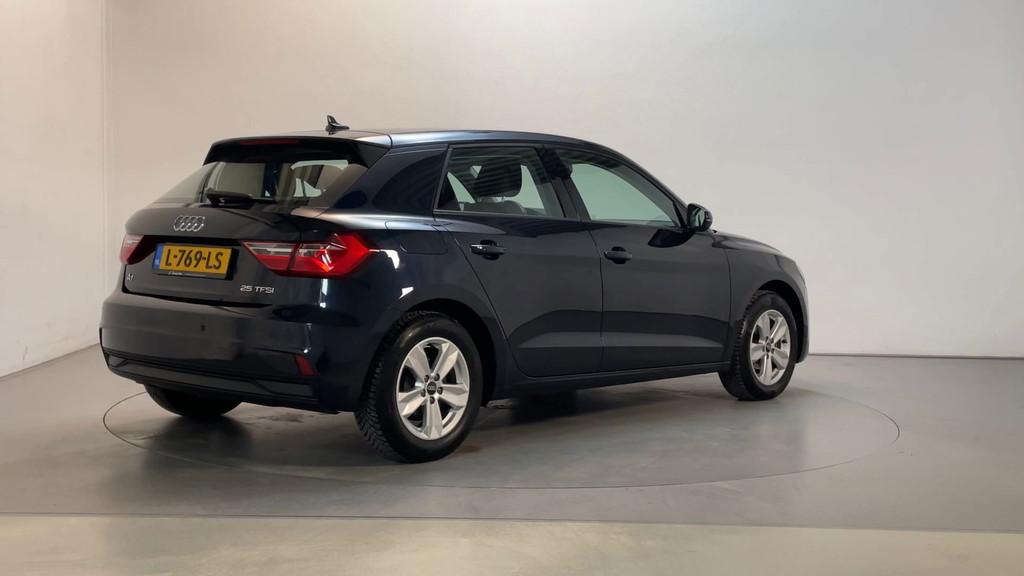 Audi A1 Sportback 25 TFSI S-Tronic Pro Line App-Connect Airc, Stof, 95 pk, Met garantie (alle), Blauw