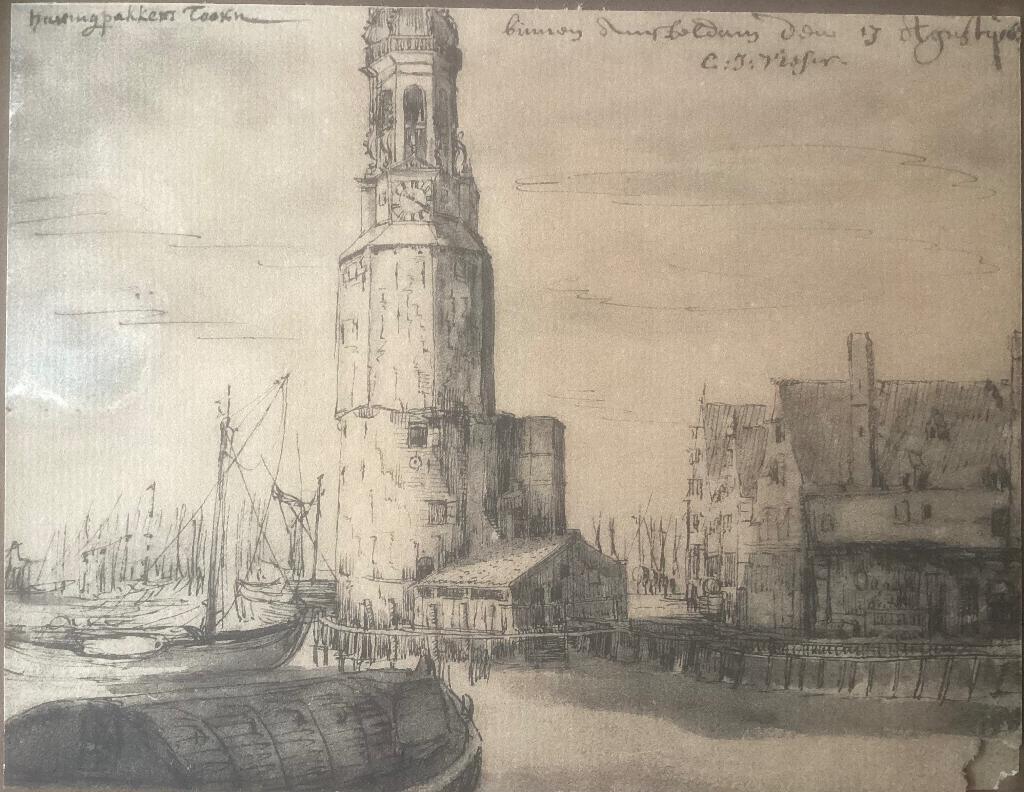 Tekening, Ophalen of Verzenden