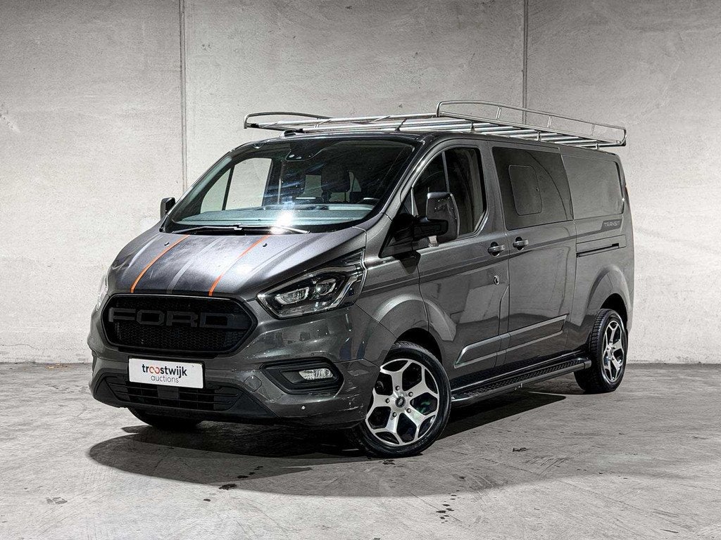 Ford Transit Custom 300 2.0 TDCI Dubbele Cabine Limited L2H1, Gebruikt, Euro 6, Bedrijf, Diesel