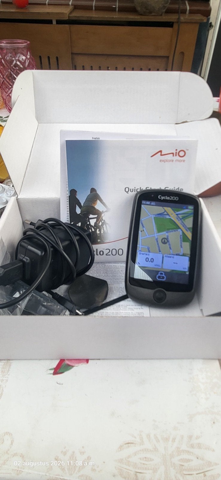 Mio Cyclo 200 Fietsnavigatie - Benelux Kaarten, Fietsen en Brommers, Fietsaccessoires | Fietscomputers, Ophalen of Verzenden, Waterdicht