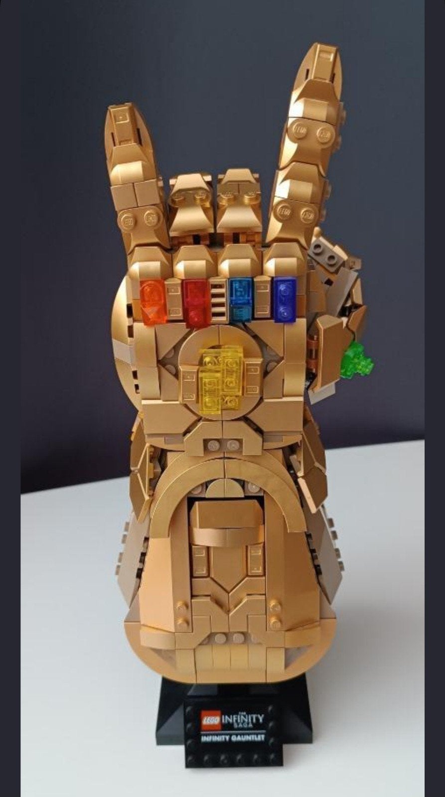 LEGO 76191 Infinity Gauntlet - Thanos Handschoen, Marvel, Lego, Ophalen of Verzenden, Zo goed als nieuw