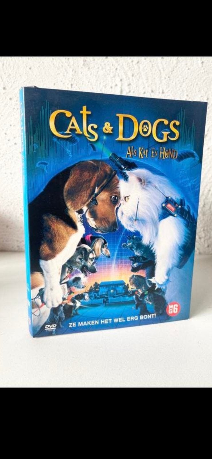 dvd:  ‘CATS & DOGS’  (2001), Engels, Alle leeftijden, Nederlands, Ophalen of Verzenden