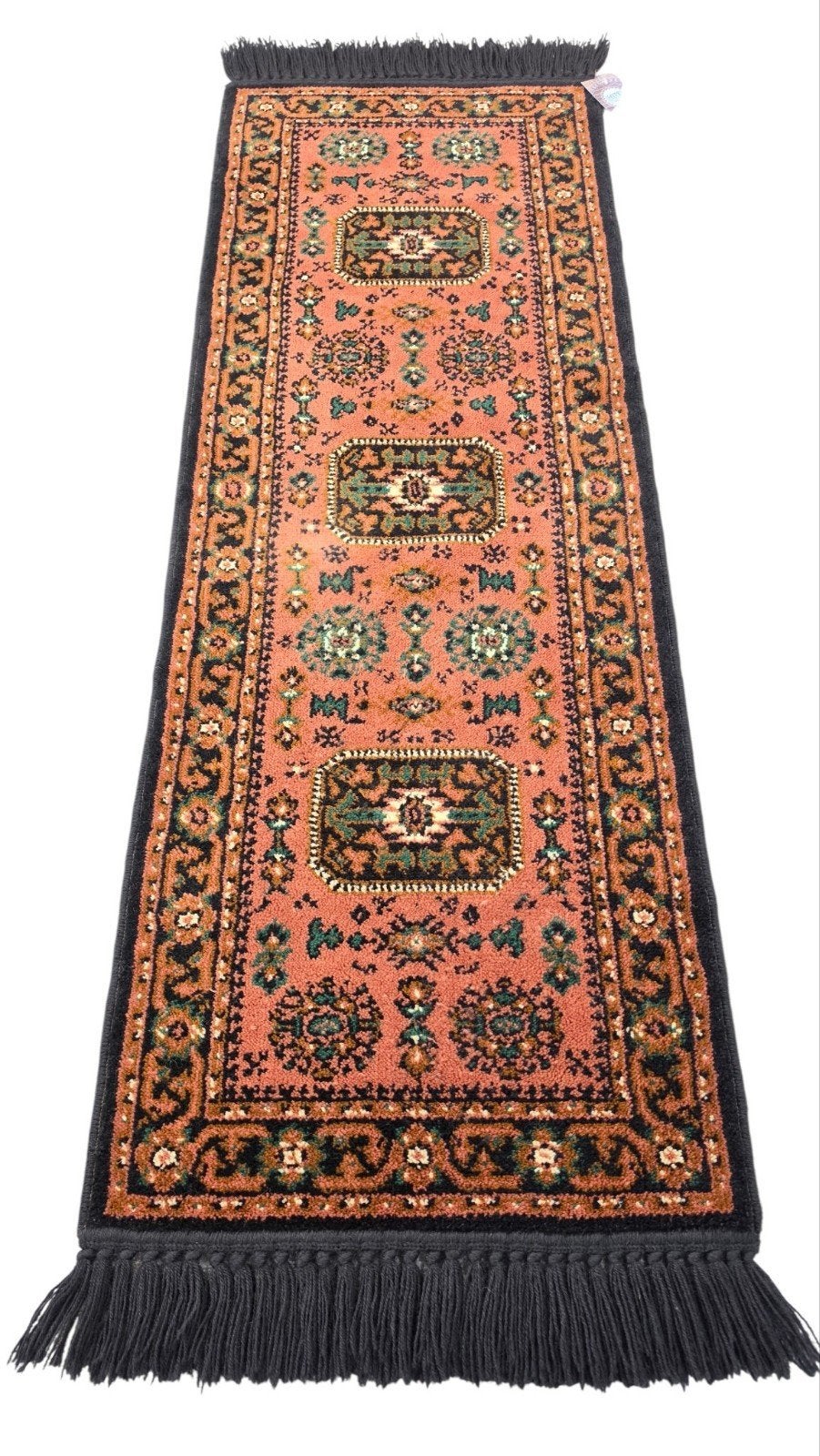 Vintage oosters wol Tafelkleed Bouchara pink nomad 50x140cm