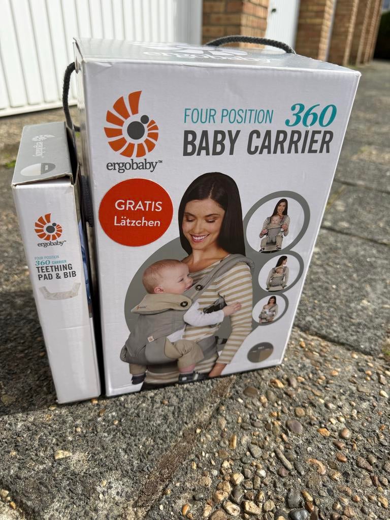 Ergobaby Four Position 360 Baby Carrier, Kinderen en Baby's, Ophalen of Verzenden, Zo goed als nieuw, Buik, Rug of Zij, Draagzak