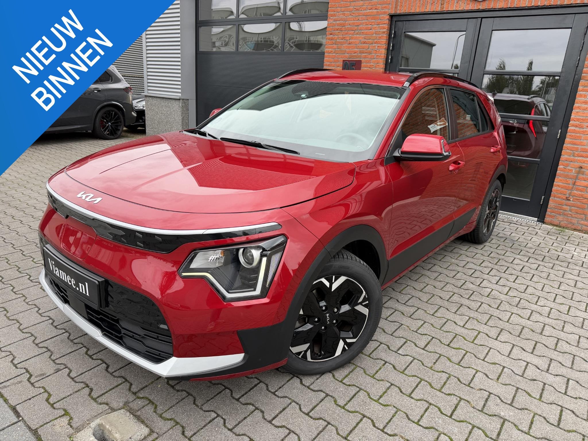 Kia Niro EV ComfortLine 64.8 kWh, Dealer onderhouden, Stof, Gebruikt, Automatische klimaatregeling