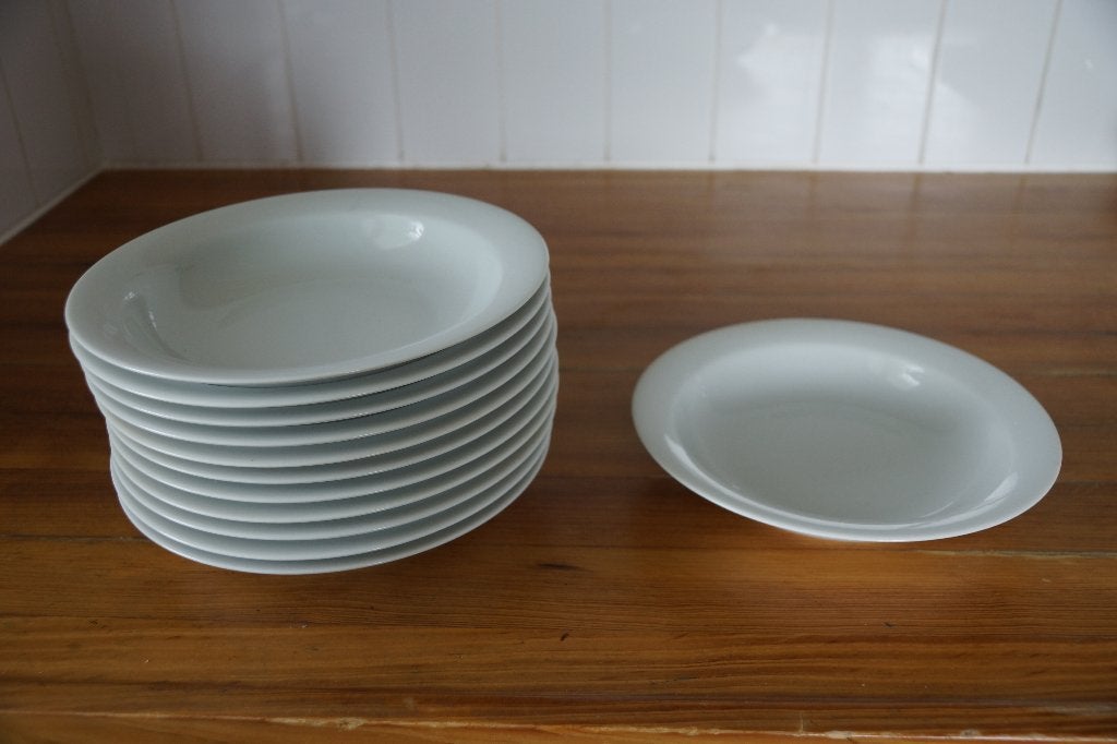 Arzberg delta 12 diepe borden 21.5 cm., Ophalen of Verzenden, Zo goed als nieuw, Bord(en), Overige stijlen