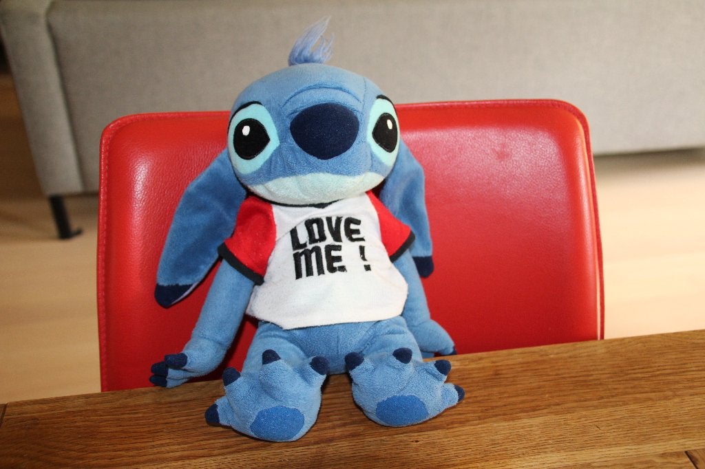 Stitch knuffel. Ooit gekocht in Disneyland Parijs, Disney, Disney, Overige typen, Blauw