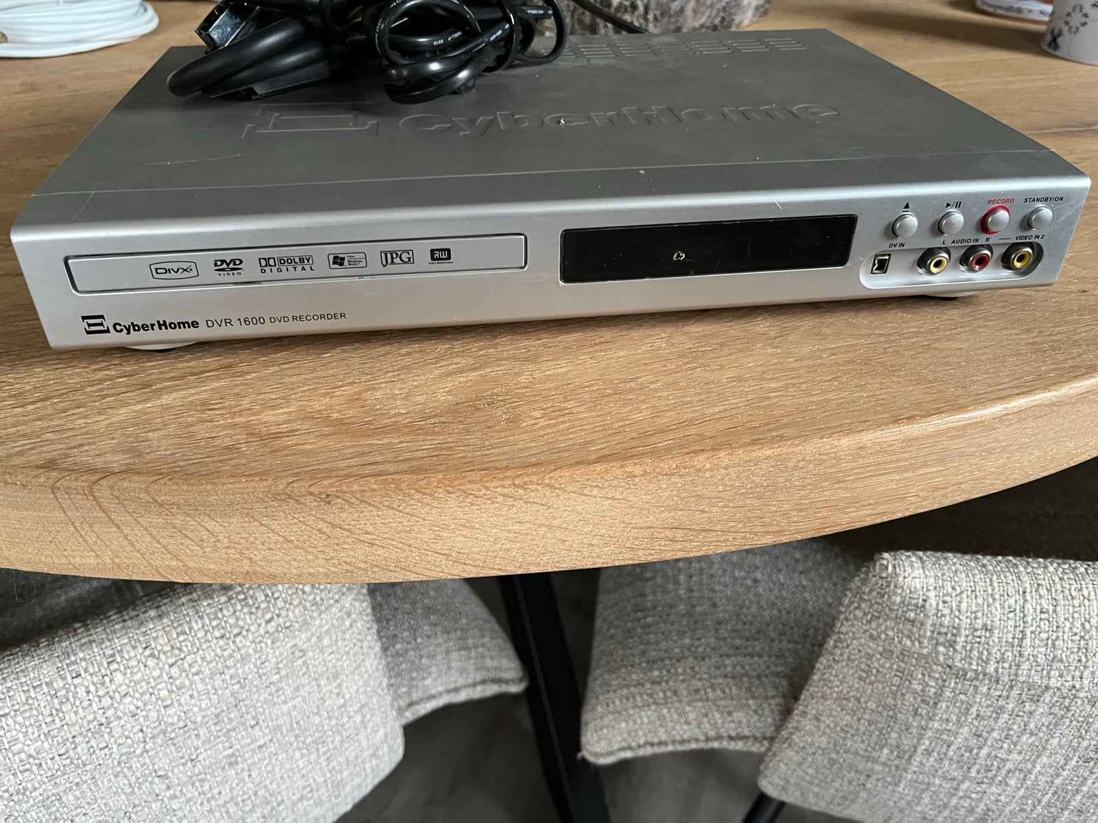 CyberHome DVR 1600 DVD Recorder - Zilver, Audio, Tv en Foto, Ophalen of Verzenden, Gebruikt, Dvd-recorder, Overige merken