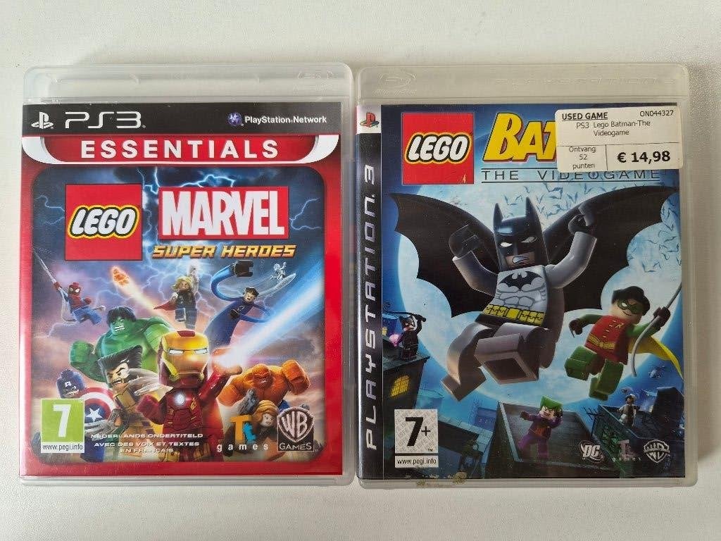 Lego Batman & Marvel Super Heroes (PS3), Spelcomputers en Games, Avontuur en Actie, 2 spelers, Ophalen of Verzenden, Zo goed als nieuw