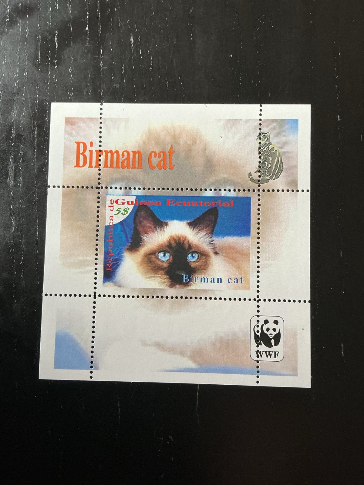 WWF Katten postzegels Equatoriaal-Guinea (6 stuks), Ophalen of Verzenden, Postfris