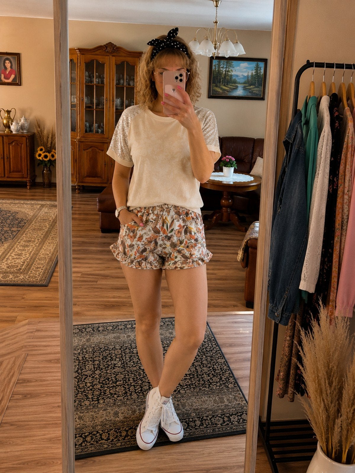 Pull&Bear bloemenprint shorts maat M, Maat 38/40 (M), Kort, Ophalen of Verzenden, Zo goed als nieuw