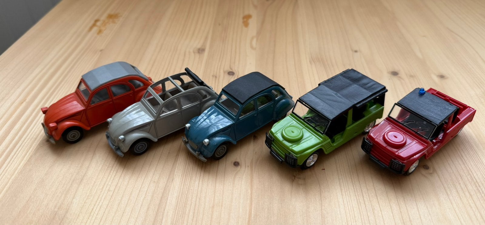 Solido Citroën modellen, 5 stuks, vintage, in nette staat, Ophalen of Verzenden, Gebruikt, Auto, Solido