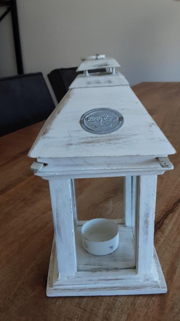 NIEUW WHITEWASH VOGELHUISJE, LEUK VOOR TUIN EN TERRAS!, Ophalen of Verzenden, Nieuw