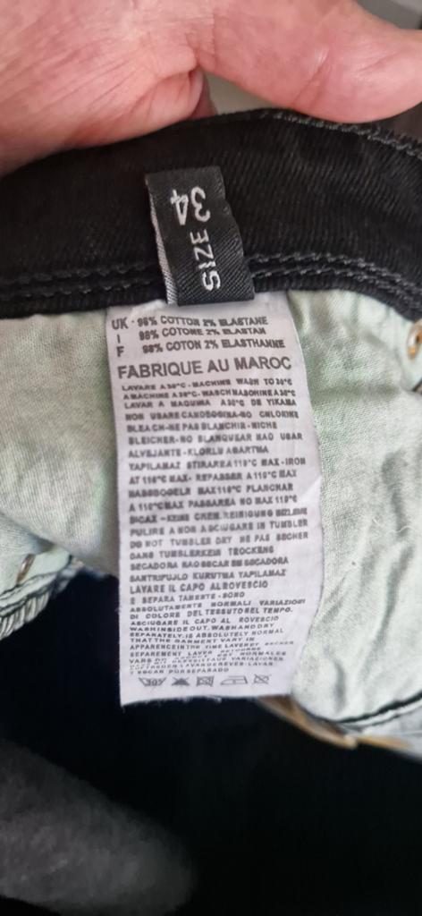 Zara spijkerbroek te koop maat 34, Ophalen of Verzenden, Zo goed als nieuw, Blauw