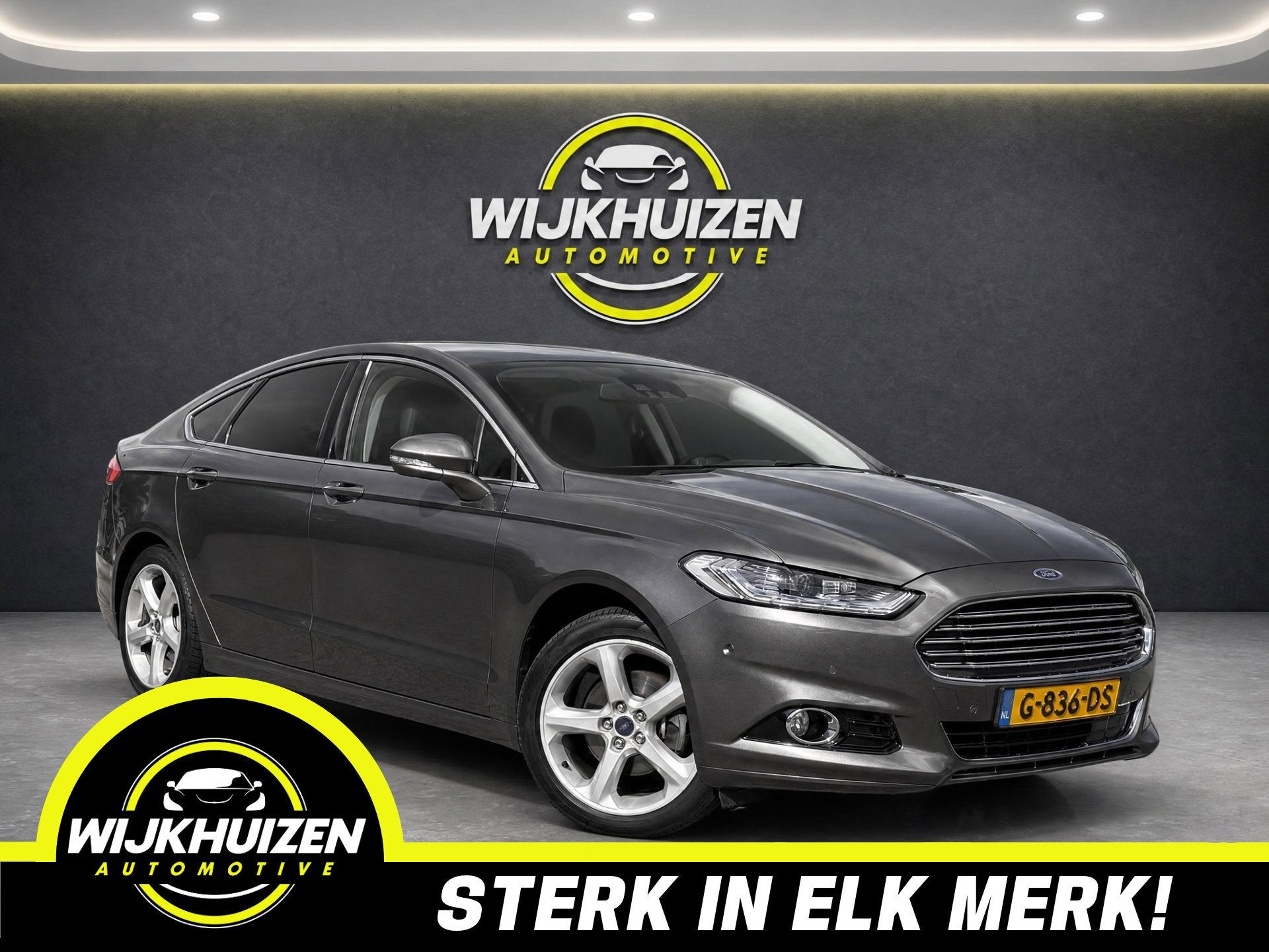 Ford Mondeo 2.0 Titanium S met 241 PK ! Leder ! Navigatie !, Dealer onderhouden, 4 cilinders, Mondeo, Bedrijf