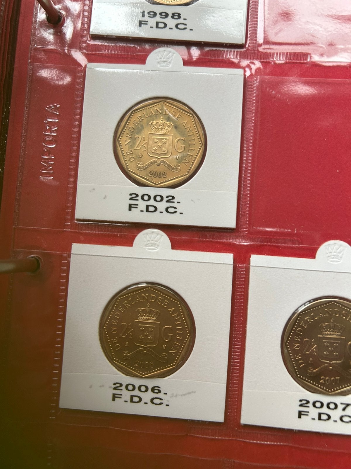 2,5 gulden van de Nederlandse Antillen, Verzenden, Overige landen