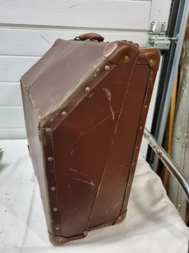 koffer accordeon doorleeft vintage, Sieraden, Tassen en Uiterlijk, Ophalen of Verzenden, 'T Olde Gre-j, Info@toldegrej.nl, Endepoelstraat 20f Didam
