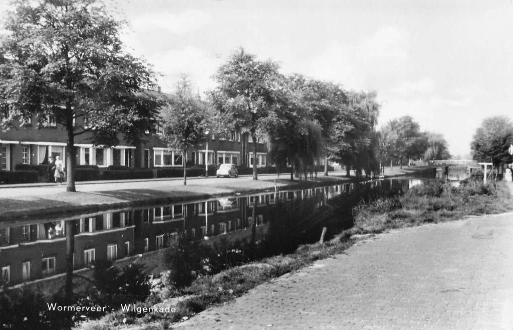 JN948 Wormerveer Wilgenkade 1960, Verzenden, 1940 tot 1960, Ongelopen, Noord-Holland