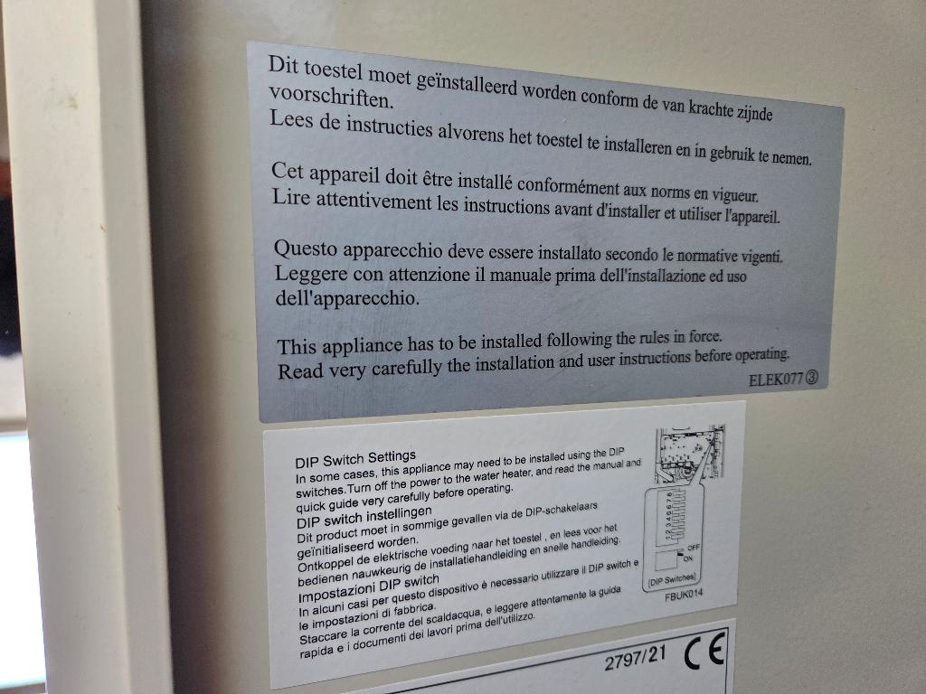 cv ketel remeha WHi49 2 jaar oud, Doe-het-zelf en Verbouw, Verwarming en Radiatoren, Ophalen, T olde gre-j, 30 tot 80 cm, Endepoelstraat 20F didam
